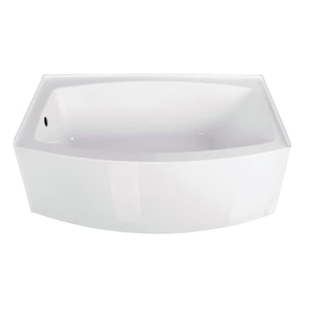 Aqua Eden Alcove Bathtubs, 60 L, 37 W, White, Acrylic VTDR603222L